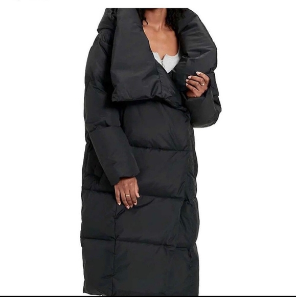 Ugg Jackets \u0026 Coats | New Ugg Catherina Water Resistant Hooded Puffer Size S | Color: Black/Tan | Size: S | Syla5277's Closet